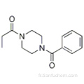 Pipérazine, 1-benzoyl-4- (1-oxopropyl) - CAS 314728-85-3
